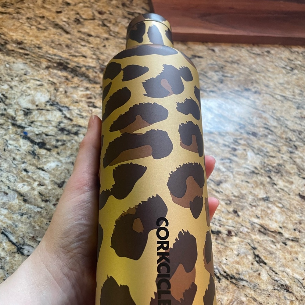 Corkcicle Leopard Print Bottle